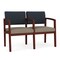 Lesro Lenox 2 Seat Tandem Seating W/ Arm, 44 in W 26 in L 31.5 in H LW2103 - alternate 1